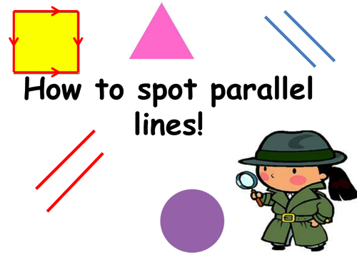 Full Practical WOW lesson for Parallel lines Year 3