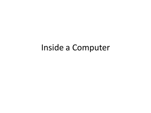 How Computers Work - Resources
