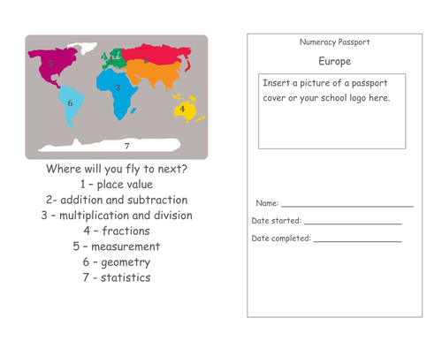 MATHEMATICS - Year 3 targets cards for the new curriculum (7 bands of Mathematics)