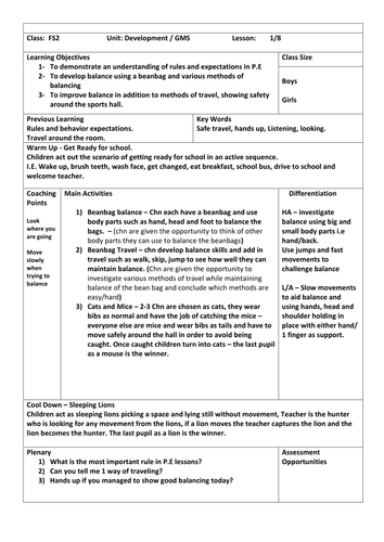 FS2 Physical Development