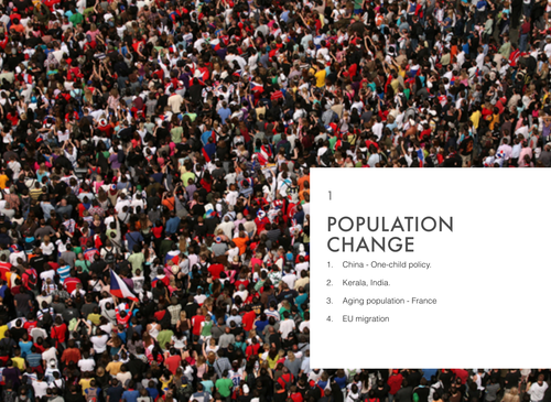 Population change AQA A case study booklet | Teaching Resources