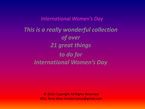 International Women's Day Over 21 Great Things To Do