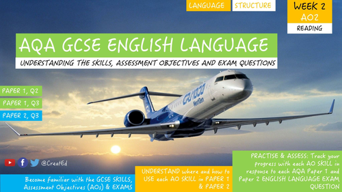 New GCSE English Language Skills UNIT, AO3 COMPARE, Paper ...