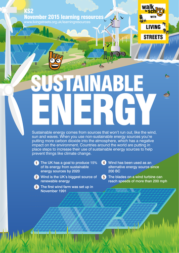 WoW November 2015- Sustainable Energy KS2