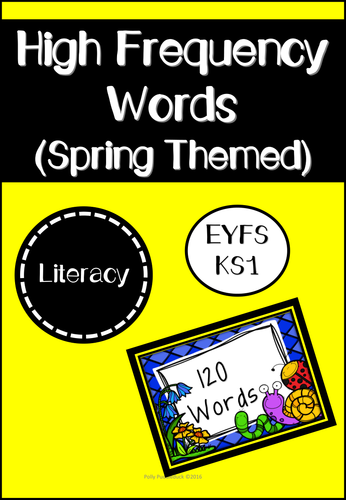 Spring Themed High Frequency Words