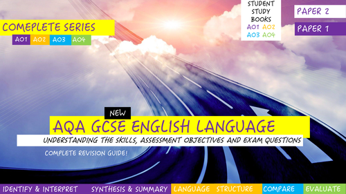 COMPLETE SERIES BUNDLE  Revision Guide, NEW AQA GCSE English Language, 