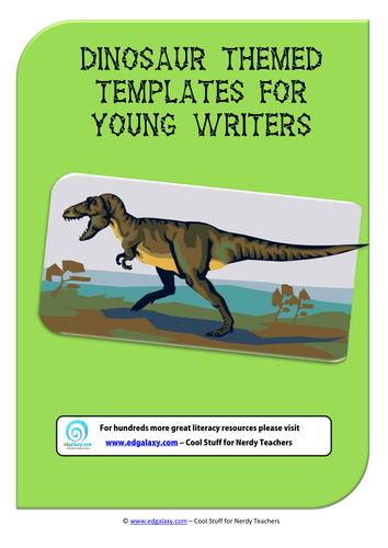 Free Dinosaur themed writing pack