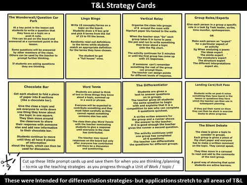 Super Teaching and Learning Strategies (Low Impact / High Gain) For All Subjects/Abilities 