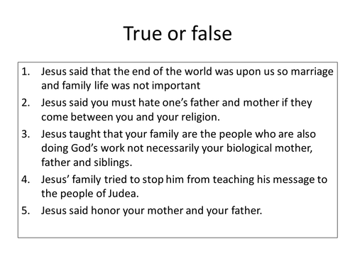 Christianity and Family Life