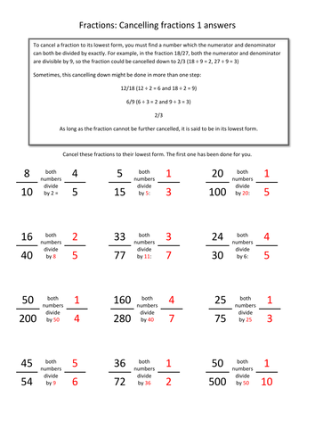 15 KS2 Fractions Worksheets