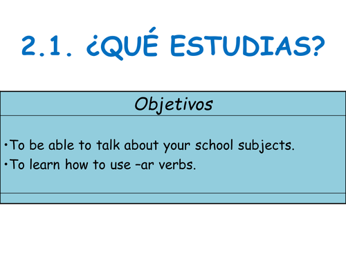 Mira 1 Express - Module 2.1: ¿Qué estudias?