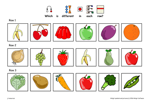 Which is different Worksheets | Teaching Resources