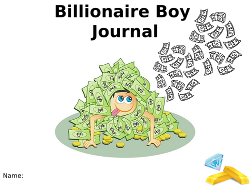 Billionaire Boy Reading/Writing Journal