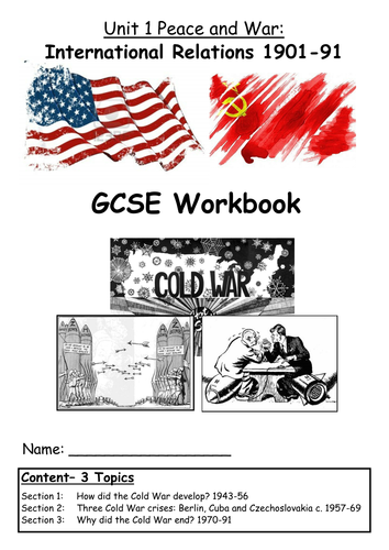 Cold War Student Work Booklet (48 A4 pages) 