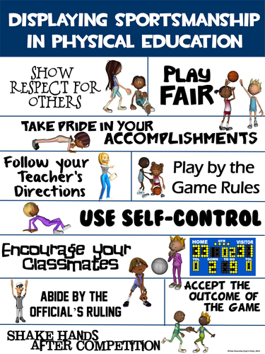 PE Poster: Displaying Sportsmanship in Physical Education