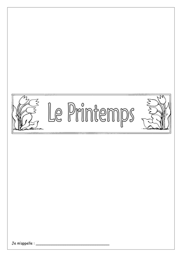 FRENCH - SPRING - LE PRINTEMPS