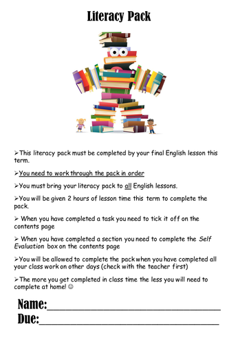 Literacy Pack 
