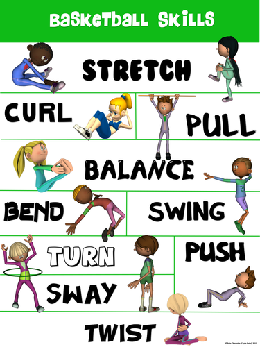 PE Poster: Non-Locomotor Movement | Teaching Resources