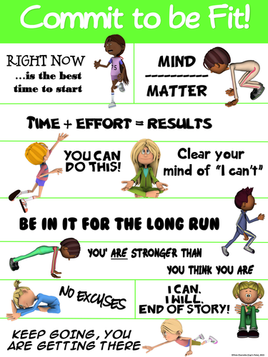 PE Poster: Commit to be Fit!