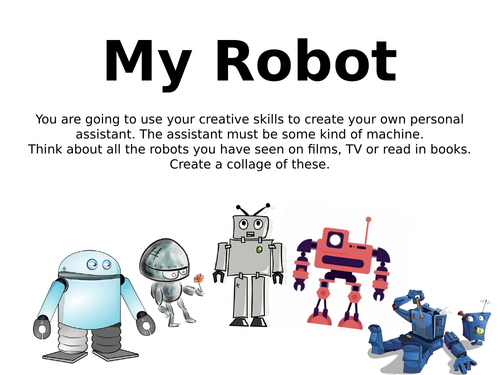 robot description for creative writing