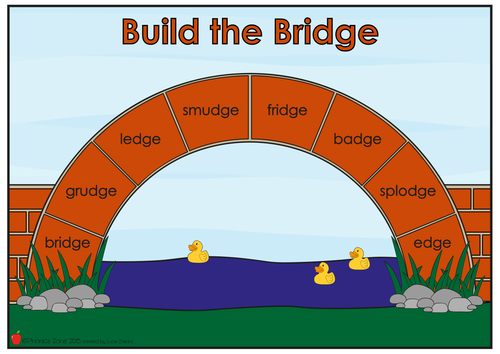 dge Phonics Game 'Build the Bridge'
