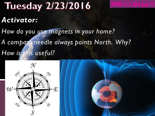 Physics 1.1 What is Magnetism? Guided notes and PowerPoint