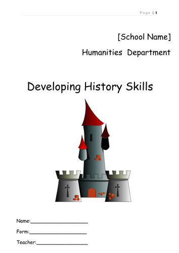 Historical Skills Booklet