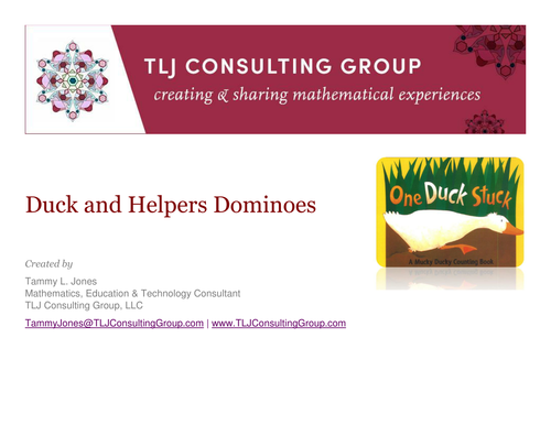 Duck and Helpers Dominoes