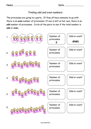Finding pairs to decide whether a number is odd or even