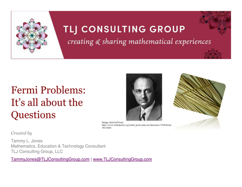 Fermi Problems and Questioning | Teaching Resources