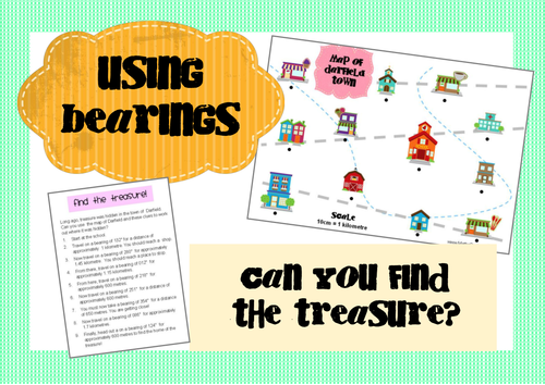 Bearings Treasure Map Activity