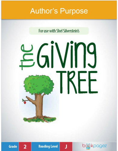 Identifying the Author's Purpose with The Giving Tree,  Second  Grade