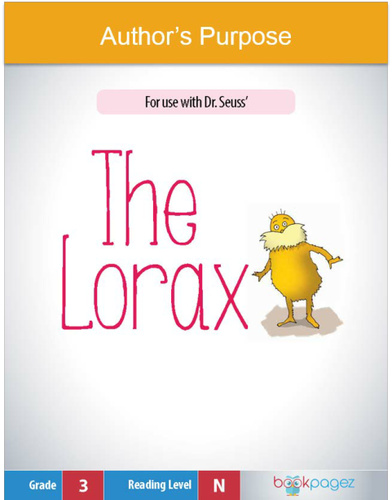 Identifying the Author's Purpose with The Lorax, Third Grade