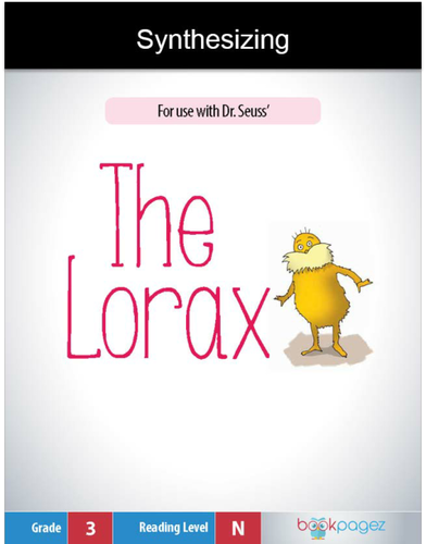 Synthesizing with The Lorax by Dr. Seuss, Third Grade