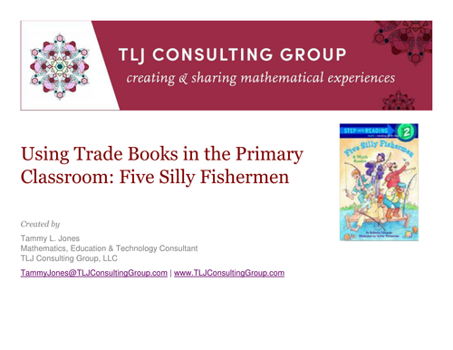 Math Literacy - Primary - Five Silly Fishermen