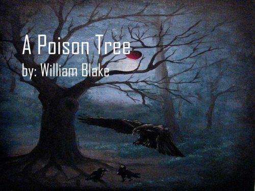 Edexcel literature poetry conflict a poison tree by william blake 