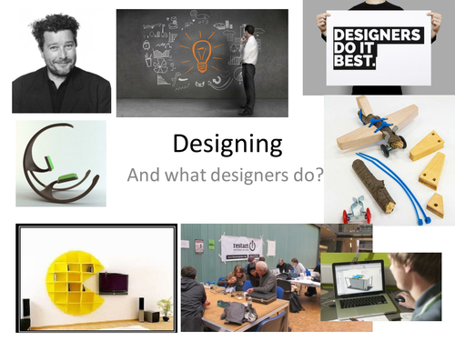 Designing, an overview