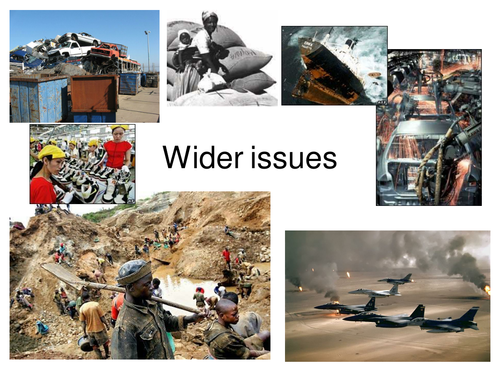 Wider Issues within Design Technology