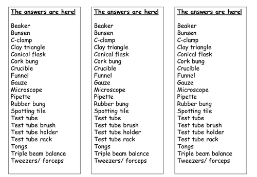 Applications of Science Unit 8 material