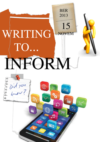 Writing to Inform Booklet 