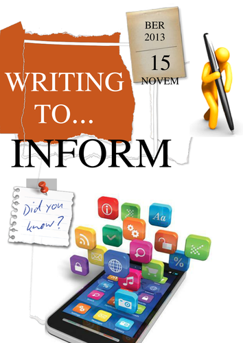 Writing to Inform Booklet | Teaching Resources