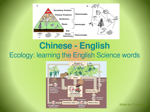 Biology: Scientific English for Chinese Students - Ecology