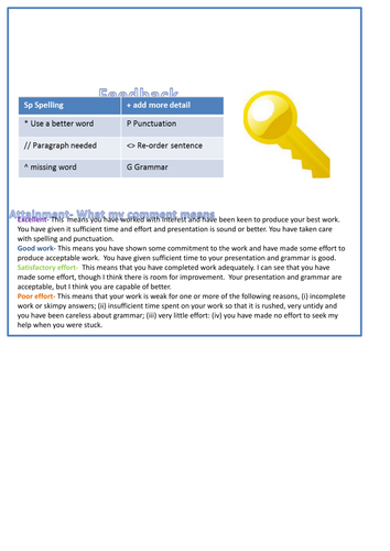 Assessment and monitoring to stick in students books