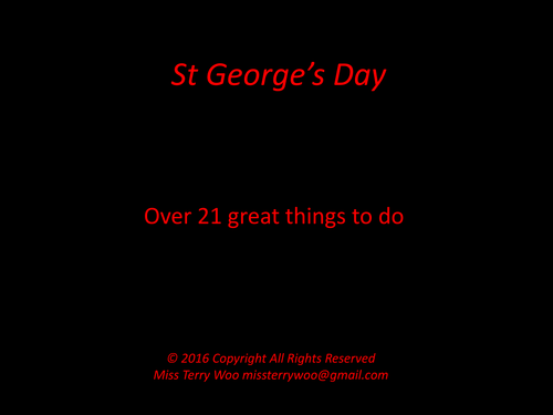St George's Day Over 21 Great Things To Do 