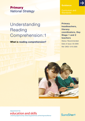 Understanding Reading Comprehension 1