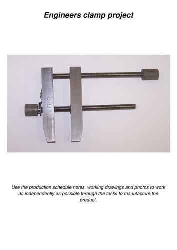 GCSE Engineering Project - Engineers Clamps