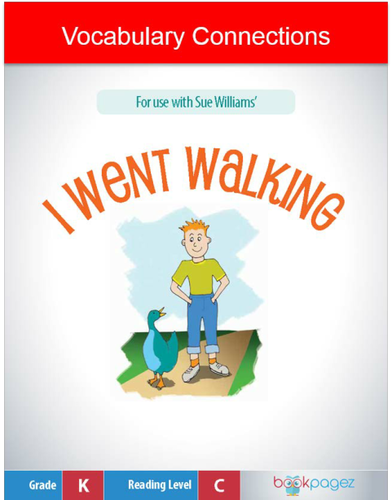 I Went Walking Vocabulary Connections, Kindergarten