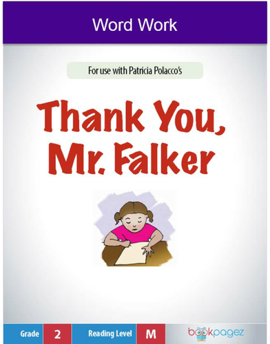 Thank You, Mr. Falker Word Work (Suffixes), Second Grade