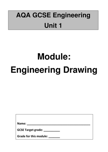 Work book to aid teaching of Engineering drawing.