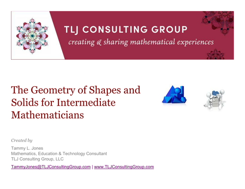 The Geometry of Shapes and Solids for Intermediate Mathematicians